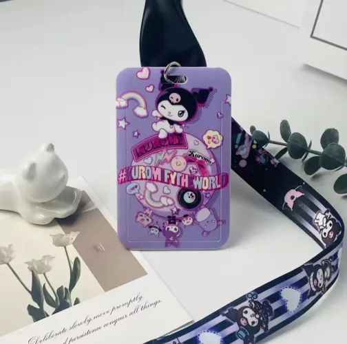 CAPINHA PARA CARTÃO CRACHA HELLO KITTY KUROMI