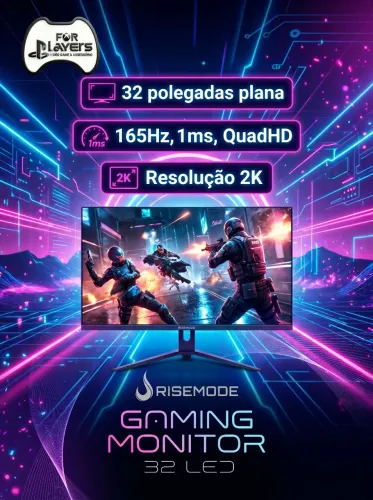 Monitor gamer Rising 32" ( novo)