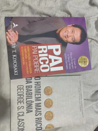 Livros O homem mais rico da babilonia + Pai rico Pai Pobre