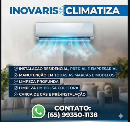 Instalação, manutencao e limpeza tecnico de ar condicionado