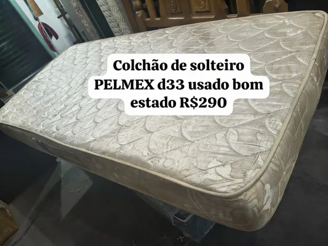 Colchão Solteiro Pelmex 1.88x88 Usado Espuma D33 (FRETE GRÁTIS)