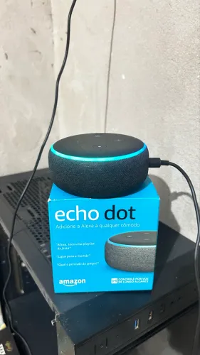 Alexa Echo Dot 3ª Geração - Na caixa