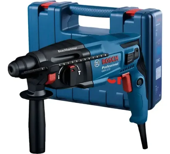 MARTELETE PERFURADOR ROMPEDOR SDS BOSCH GBH 220 127V 720W C/MALETA