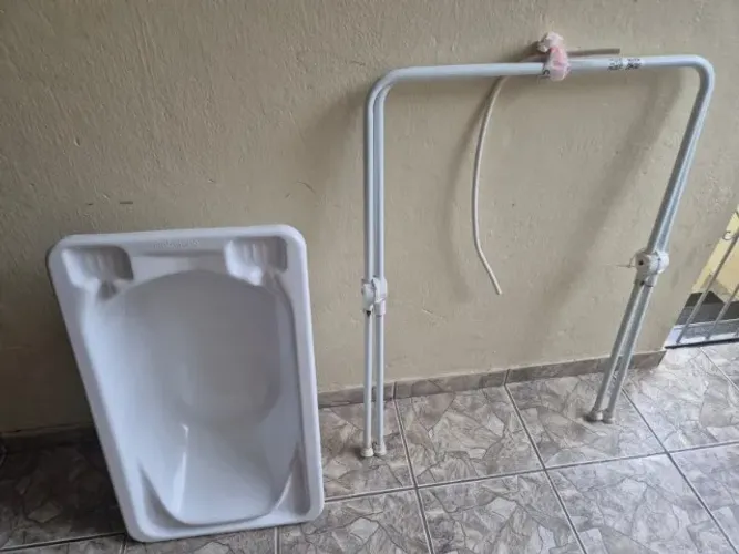 BANHEIRA GALZERANO ACQUA TRIO COM SUPORTE