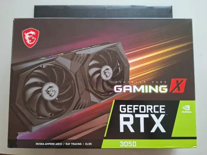 Placa de Vídeo Nvidia MSI GeForce RTX 3050 GAMING X 8G
