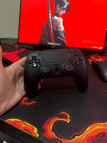 Controle PS5 DualSense Preto Original - Seminovo - Funcionando Perfeitamente