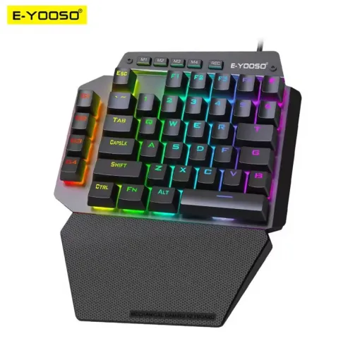 Teclado Mecânico De Uma Mão E-YOOSO K-700 Swicths Red