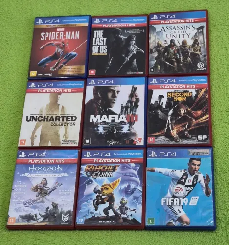 PS4 | JOGOS | LOTE OU UND | ACEITO OLX PAY |
