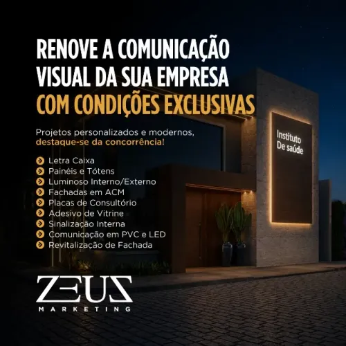 A fachada da sua empresa é o seu cartão de visitas 24 horas por dia