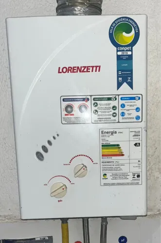 Aquecedor a Gás Lorenzetti 7,5L GN