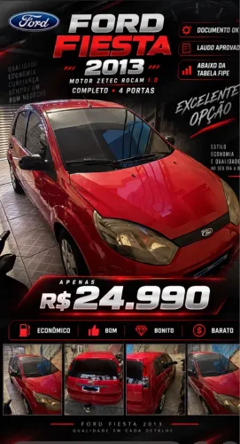 Ford Fiesta 1.0 8V Flex/class 1.0 8V Flex 5P 2013