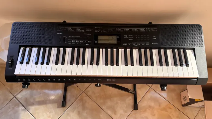 Teclado Casio + Fonte Original + Pedal + Suporte x 