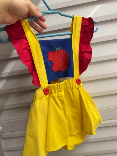 Fantasia branca de neve bebê