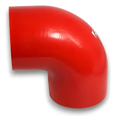 Mangote Silicone Curva 90 Id 3 X 180 Mm Vermelho