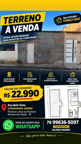 vende-se terreno em Rosário Do Catete