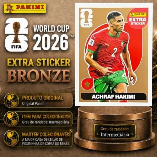 Figurinha legend copa do mundo 2026, HAKIMI bronze