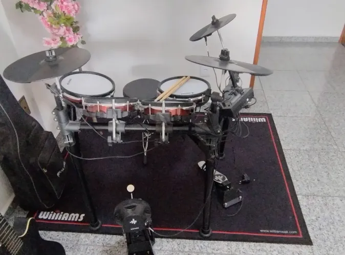 Bateria Eletrônica Donner Ded-max Completa