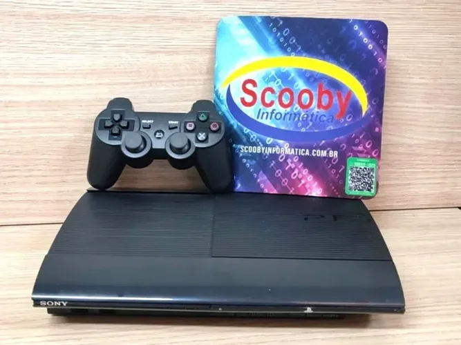 PS3 SUPER SLIM D.EST.R.A.V.A.DO, GARANTIA, LOJA, 1 CONTROLE, ACESSO A 10.000 JOGOS