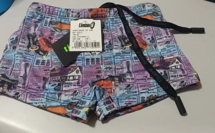 Sunga infantil tamanho 2 anos produto novo 