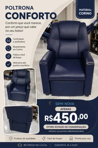 Vendo poltronas seminovas no precinho
