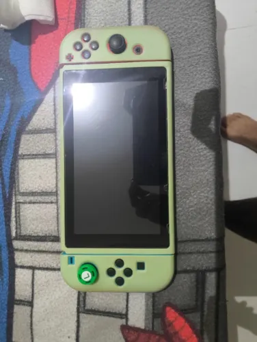 Nintendo switch com vários jogos