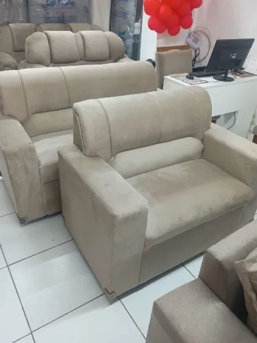 Conjunto de sofá 2 e 3 lugares