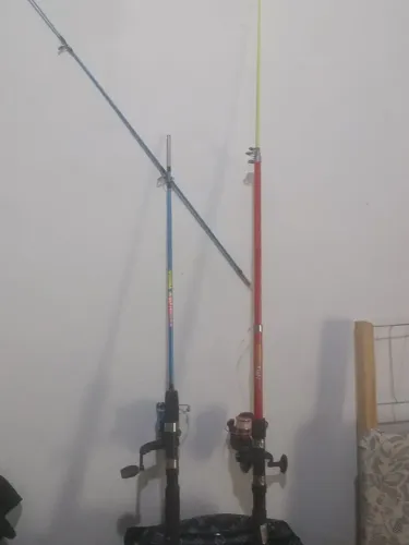 2mulinetes de pesca ?por apenas100 com carretel e linhas já
