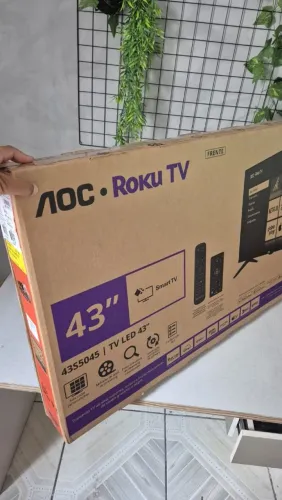 Smatv AOC 43 polegadas nova na caixa Full HD lacrada com nota