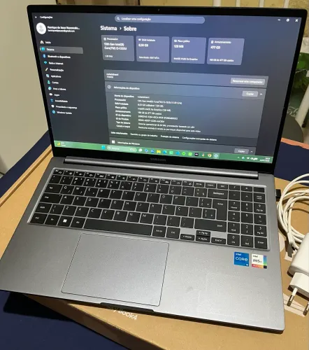 Samsung Book 4 i5 + Caixa Original e Nota Fiscal