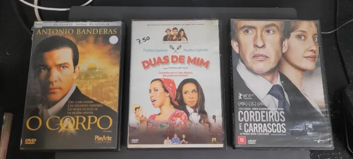 Lote 3 DVDs Originais Filmes 1