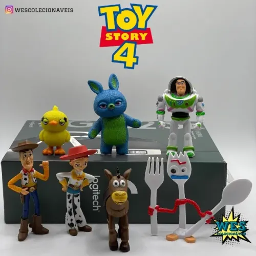Toy Story 4 - Buzzlightyear, Garfinho, Woody