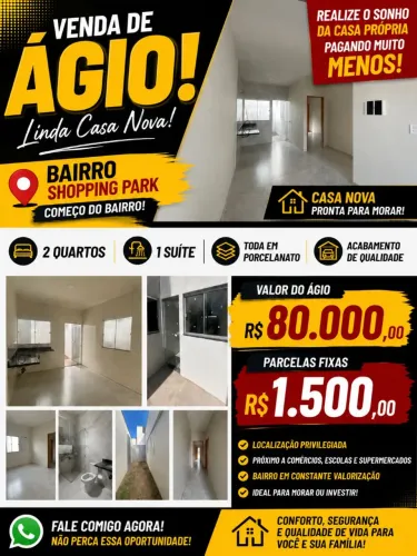 Agio linda casa nova