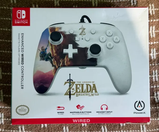 Controle PowerA com fio (Wired) The Legend of Zelda: Breath of the Wild 