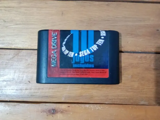 Jogo para mega drive 10 in 1 (original)