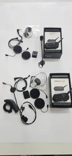 Intercomunicador Ejeas E6 plus pilot e E6 garupa