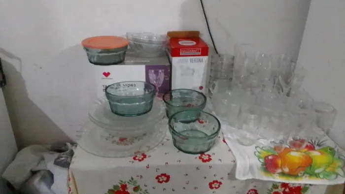 Prato, taças, copos e outros itens - A PARTIR de 10,00