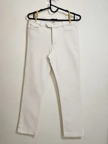 calça gap importada feminina branca - tam 38 br