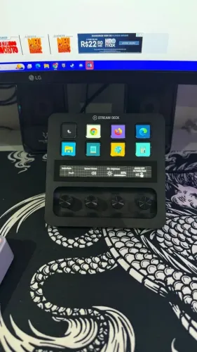 Elgato Stream Deck +, Tela LCD, 8 Teclas, USB, Preto - 10GBD9901