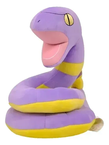 Pelúcia Pokémon Ekans 20cm x 18cm