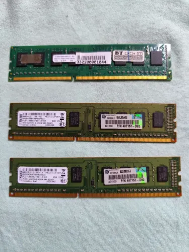 3x memoria ram DDR 3 - 2 gb cada - 6gb ao todo