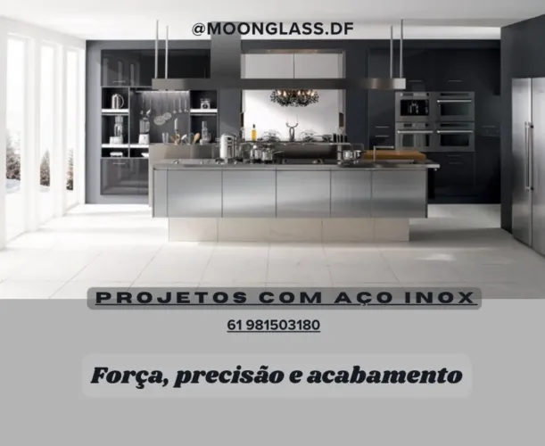 Projetos premium em inox