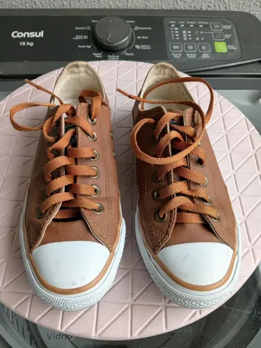Tênis All Star Converse Original Couro Marrom Ct04500005