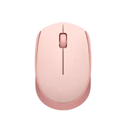 Mouse sem fio Logitech M170 - Conexão USB | Cor Rosa