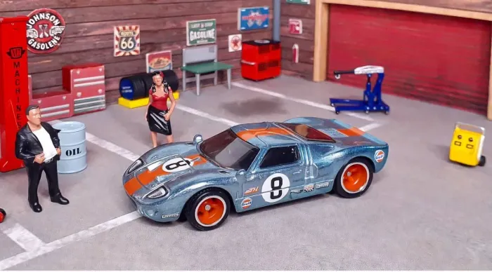 Ford GT40 1965, Super Thunt, Hotwheels, 1:64.