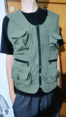 Colete verde Militar Tam H