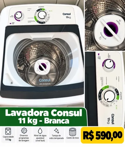 Lavadora Cônsul 11kg - oportunidade 