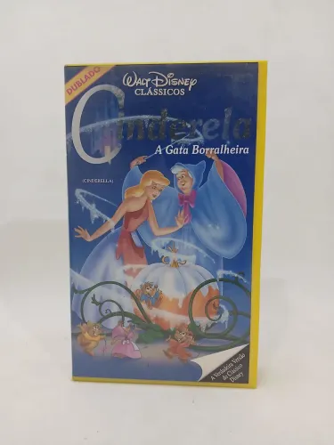 Raro Fita  VHS Walt Disney Cinderela a Gata Borralheira 