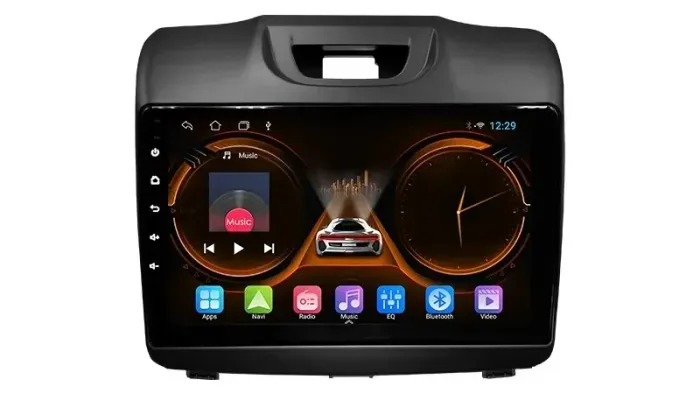 Autoradio para Chevrolet S10 2012/16 Hetzer H-Pro 4G 9" + Bluetooth + Câmera de Ré