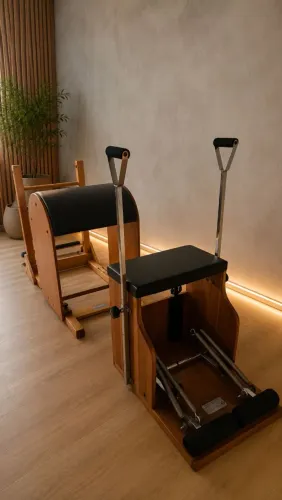 BARRIL E CADEIRA  PHYSIO PILATES(LINHA PREMIUM)