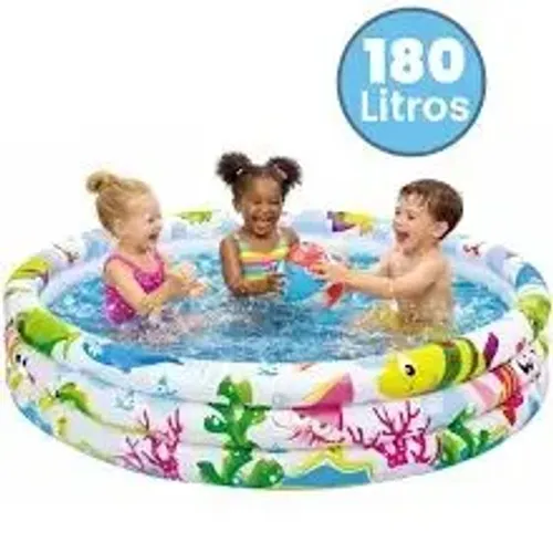 piscina de 180 litros inflável